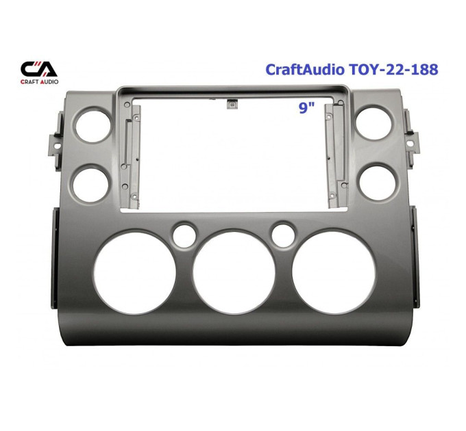 Рамка перехідна CraftAudio TOY-22-188 TOYOTA Fj Cruiser 2007+ 9"