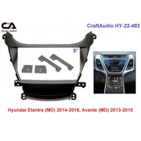 Рамка перехідна CraftAudio HY-22-483 HYUNDAI Elantra (MD) 2014-2016 Avante (MD) 2013-2015