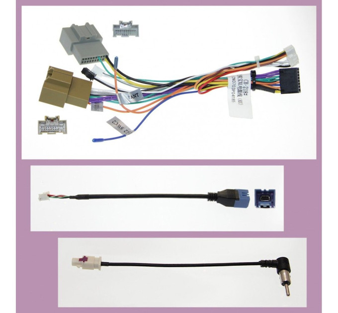 Комплект дротів для магнітол 16PIN CraftAudio GM CB-218 CHEVROLET Malibu XL 16