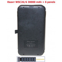 Повербанк Квант WSC26/6 30000 mAh + 6 panels