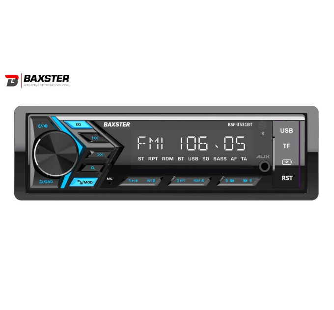 Автомагнітола BAXSTER BSF-3531BT Multicolor 7/BT