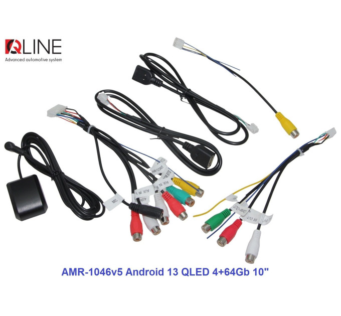 Автомагнітола Qline AMR-1046v5 Android 13 QLED 4+64Gb 10"