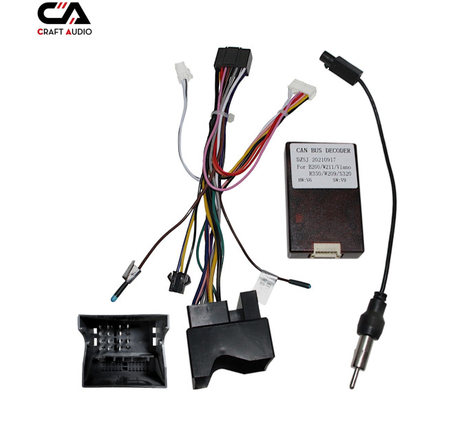 Комплект дротів для магнітол 16PIN CraftAudio MERCEDES Quadlock DZSJ 20200410 A/B/W211/R/W209/S320