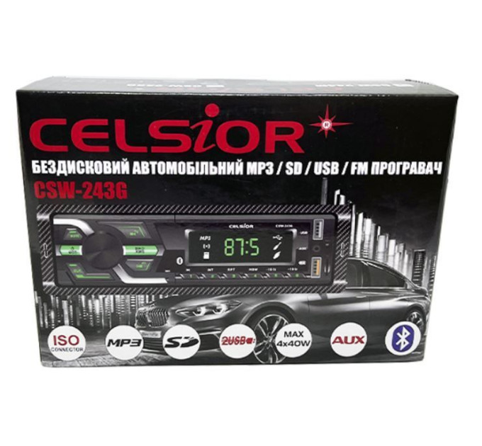 Автомагнітола Celsior CSW-243G