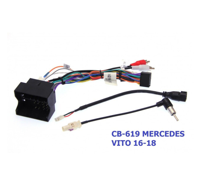 Комплект дротів для магнітол 16PIN CraftAudio CB-619# MERCEDES VITO 16-18