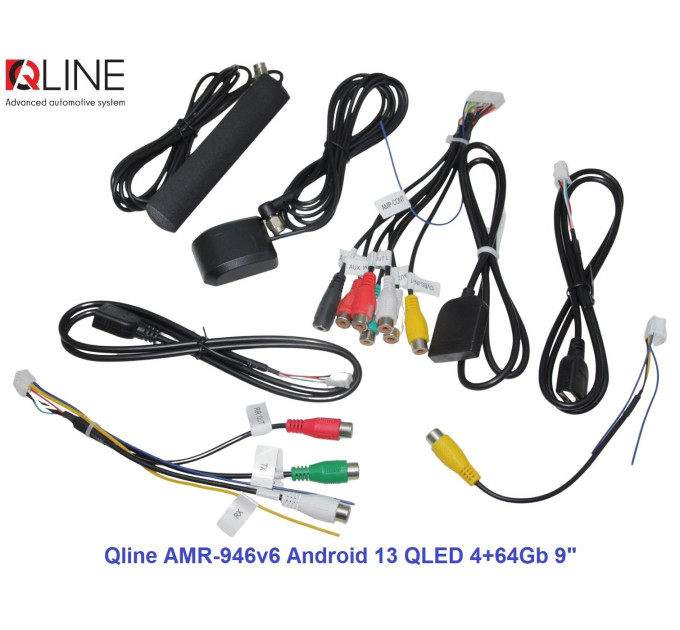 Автомагнітола Qline AMR-946v6 Android 13 QLED 4+64Gb 9"