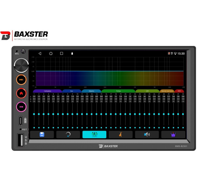 Автомагнітола Baxster BMS-B2301 Android 10 2/32