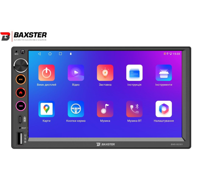 Автомагнітола Baxster BMS-B2301 Android 10 2/32