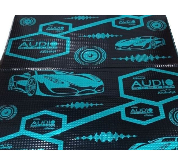 Вібропоглинаючий матеріал Audio-System Alubutyl 3000 v3 3.0 мм (0,7х0,5)