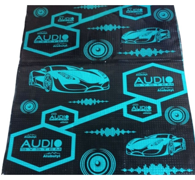 Вібропоглинаючий матеріал Audio-System Alubutyl 3000 v3 3.0 мм (0,7х0,5)