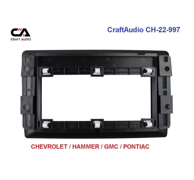Рамка перехідна CraftAudio CH-22-997 CHEVROLET Tahoe 07-14, HAMMER H2 08-09 10"