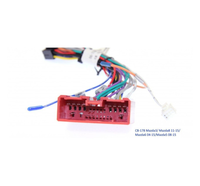 Комплект дротів для магнітол 16PIN CraftAudio CB-178 Mazda3/ Mazda8 11-15/ Mazda6 04-15/Mazda5 08-15