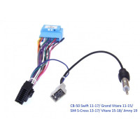 Комплект дротів для магнітол 16PIN Craft Audio Suzuki Swift 11-17/ Grand Vitara 11-15/ SX4 S-Cross 13-17/ Vitara 15-18/ Jimny 19