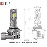 Світлодіодні лампи Qline SA (Small Active) HB4 9006 6000K Світлодіодні лампи Qline SA (Small Active) HB4 9006 6000K