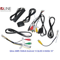 Автомагнітола Qline AMR-1046v6 Android 13 QLED 4+64Gb 10"