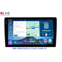 Автомагнітола Qline AMR-1046v6 Android 13 QLED 4+64Gb 10"