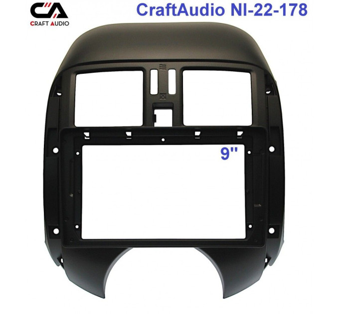 Рамка перехідна CraftAudio NI-22-178 NISSAN Almera/Sunny 2011-2014 9"