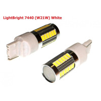 Габарит LED LightBright 7440 (W21W) White (2шт) Габарит LED LightBright 7440 (W21W) White (2шт)