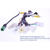 Комплект дротів для магнітол 16PIN CraftAudio CB-216 Toyota C-HR 18/ Highlander 15-18/ RAV4 13-18/ Levin 14-21/ Reiz 09-13/ Corolla 13-18/ Camry 12-17/ LC Prado 14-2