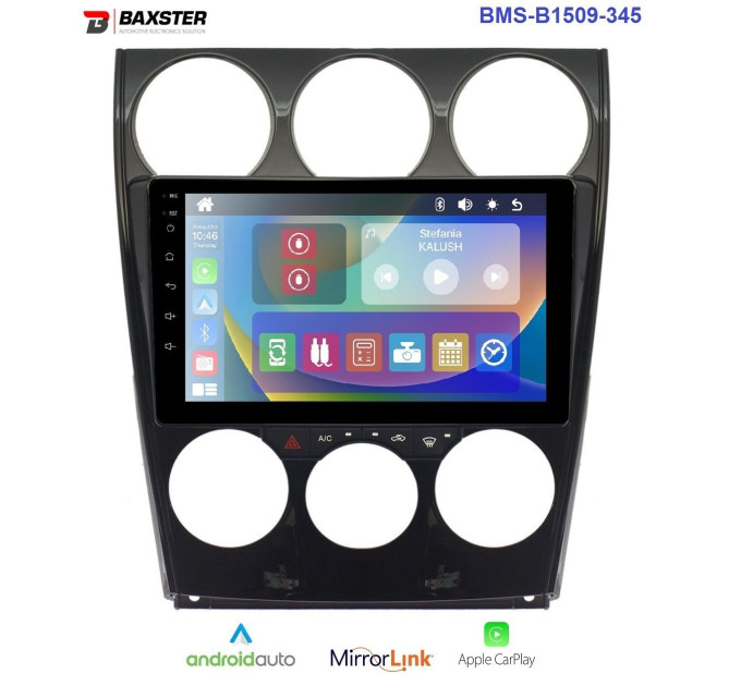 Штатна магнітола Baxster BMS-B1509-345 MAZDA 6 02-07