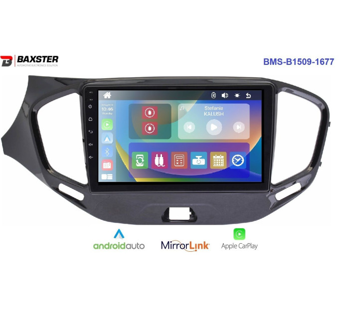 Штатна магнітола Baxster BMS-B1509-1677 LADA Vesta 15-22