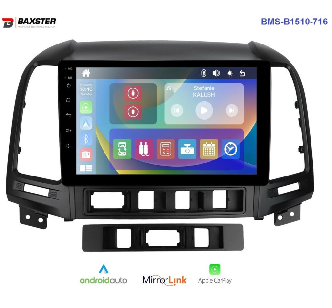 Штатна магнітола Baxster BMS-B1509-716 HYUNDAI Santa Fe 06-12