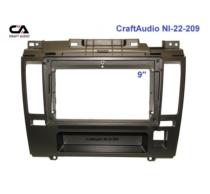 Рамка перехідна CraftAudio NI-22-209 NISSAN Tiida 2004-2011 9"
