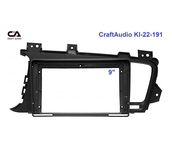 Рамка перехідна CraftAudio KI-22-191 KIA Optima (TF) 2010-2013 / K5 2010-2013