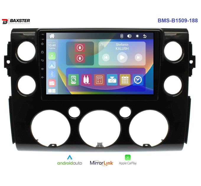 Штатна магнітола Baxster BMS-B1509-188 TOYOTA Fj Cruiser 07+