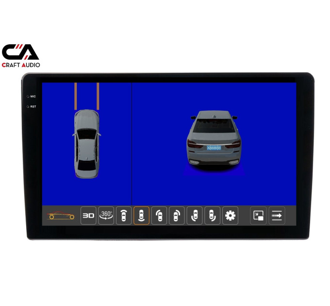 Автомагнітола CraftAudio CraftAudо QMS-98256 Android13 QLED 8+256Gb 9" 2K