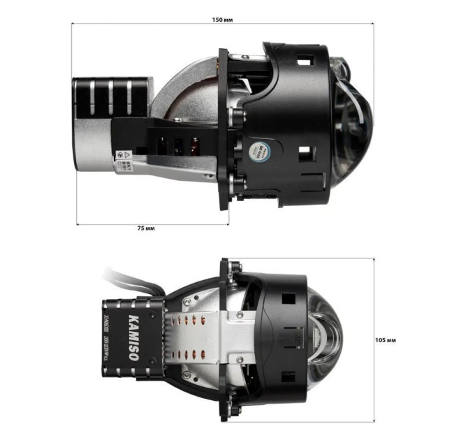 Світлодіодні лінзи Bi-LED Kamiso LASER AAPD10-02 Bi-LED 5500K GEN4 51/69W