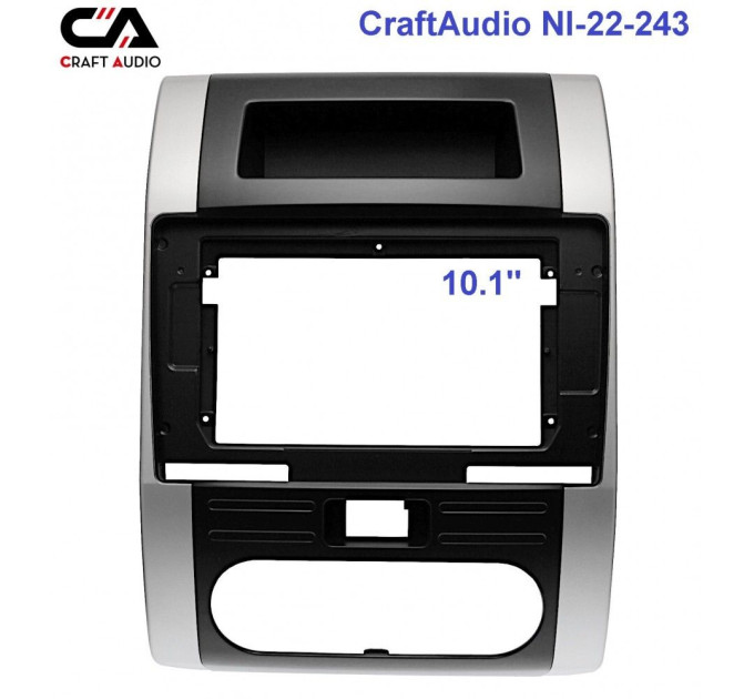 Рамка перехідна CraftAudio NI-22-243 NISSAN X-Trail 2007-2014 10.1"