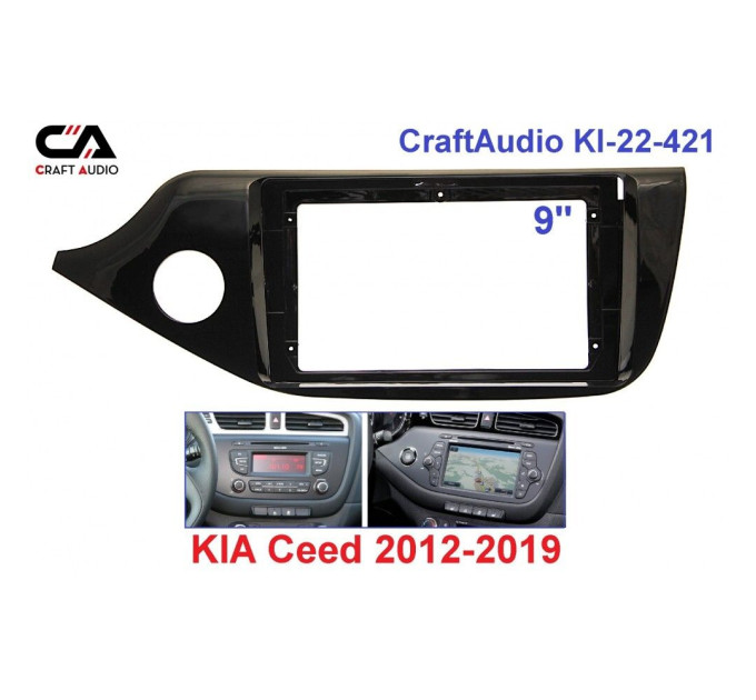 Рамка перехідна CraftAudio KI-22-421 KIA Ceed 2012-2019