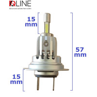 Світлодіодні лампи Qline Alpha H7 A360 6000K (2шт) Світлодіодні лампи Qline Alpha H7 A360 6000K (2шт)