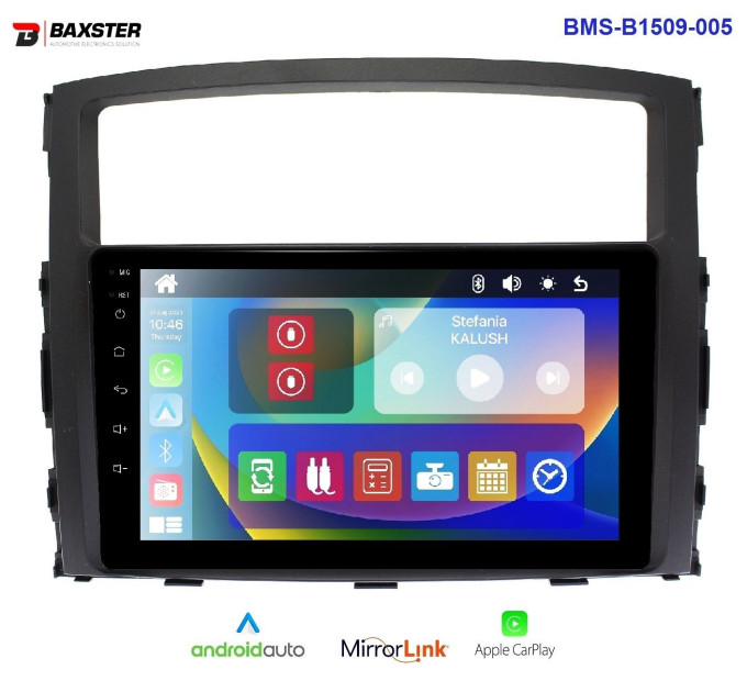 Штатна магнітола Baxster BMS-B1509-005 Mitsubishi Pajero IV