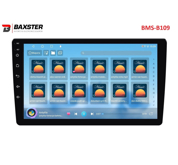 Автомагнітола Baxster BMS-B109 Android 10 IPS 2+32Gb 9"