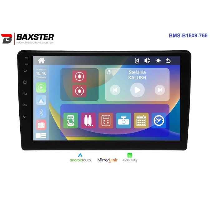 Штатна магнітола Baxster BMS-B1509-755 Hyundai Getz 02-10