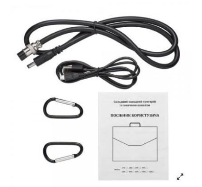 Сонячна батарея портативна КВАНТ PSB-40W 2USB 5 вольт + DC 18 вольт
