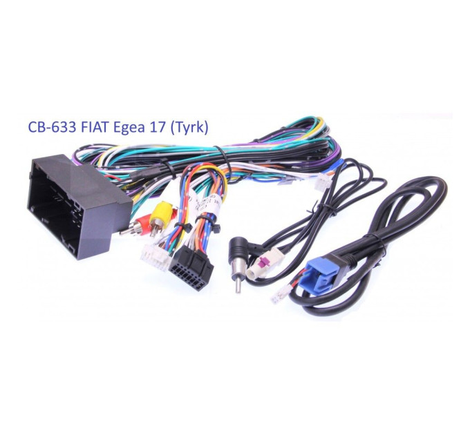 Комплект дротів для магнітол 16PIN CraftAudio CB-633 FIAT Egea 17 (Tyrk)