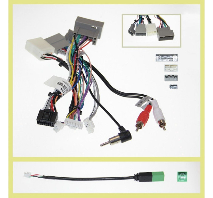 Комплект дротів для магнітол 16PIN CraftAudio CB-19 Honda Civic 12-16/CRV 12-15