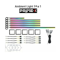 Підсвітка салону Prime-X AMBIENT LIGHT 24 В 1 (black) Підсвітка салону Prime-X AMBIENT LIGHT 24 В 1 (black)