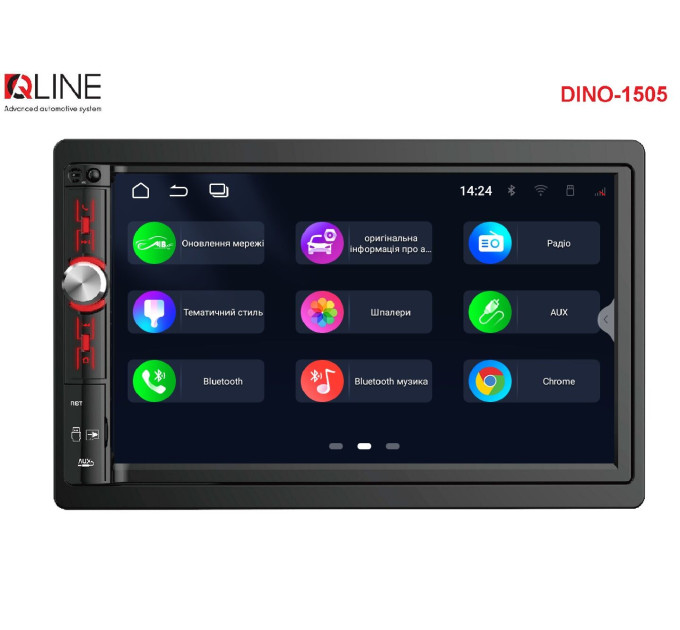Автомагнітола Qline Dino-1505 Android 13 3/32