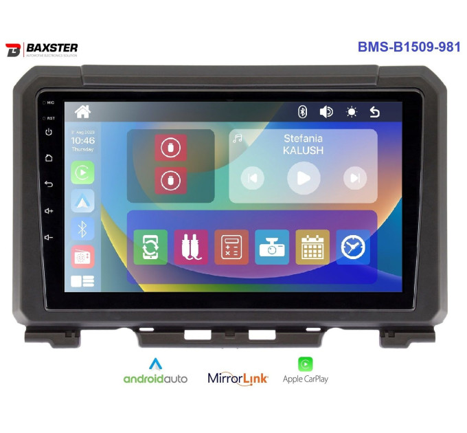 Штатна магнітола Baxster BMS-B1509-981 Suzuki Jimny 18+