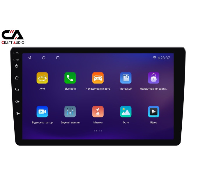 Автомагнітола CraftAudо QMS-1046 Android13 QLED 4+64Gb 10"