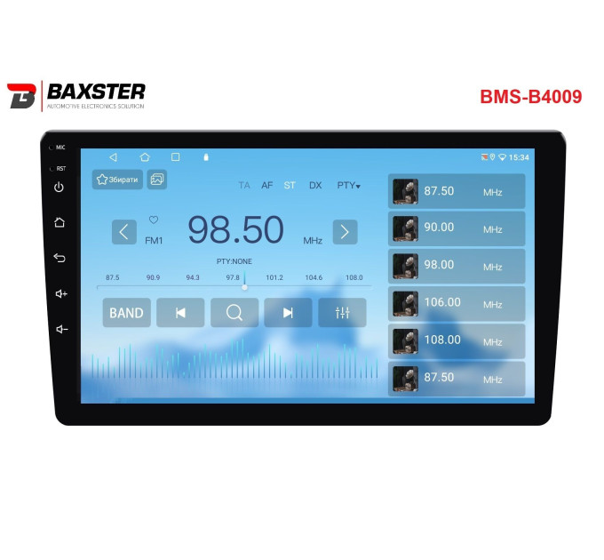 Автомагнітола Baxster BMS-B4009 Android 13 QLED 4+32Gb 9"
