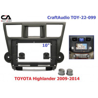 Рамка перехідна CraftAudio TOY-22-099 TOYOTA Highlander 2009-2014 10.1"