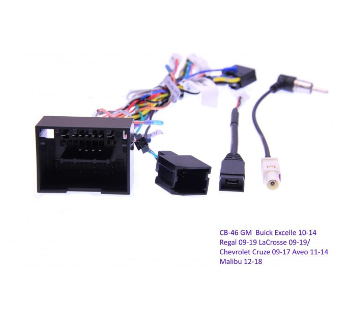 Комплект дротів для магнітол 16PIN CraftAudio GM CB-46 OPELCHEVROLETBUICK LaCrosse 9-19/ Regal 9-13/ Cruze 9-14 / Excelle 10-14/ Aveo 11-14/ Malibu 12-18