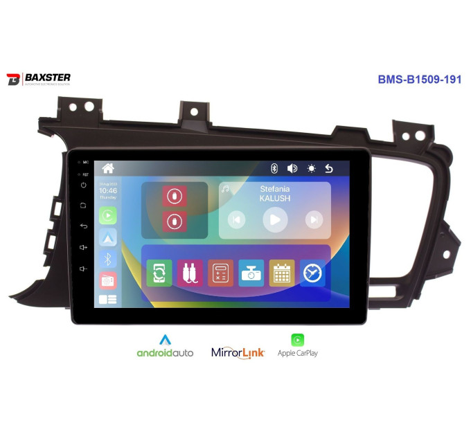 Штатна магнітола Baxster BMS-B1509-191 KIA Optima (TF) 10-13 / K5 10-13