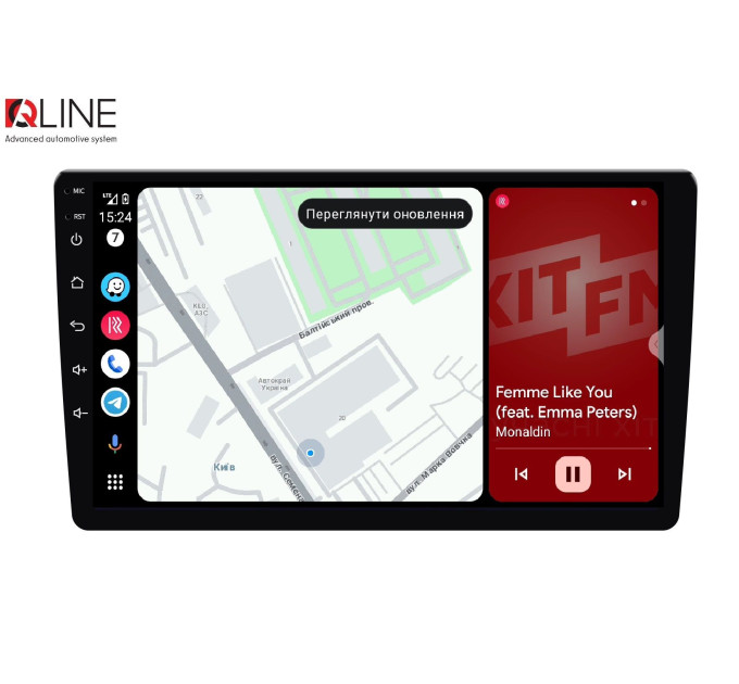 Автомагнітола Qline AMR-1046v4 Android 13 10"