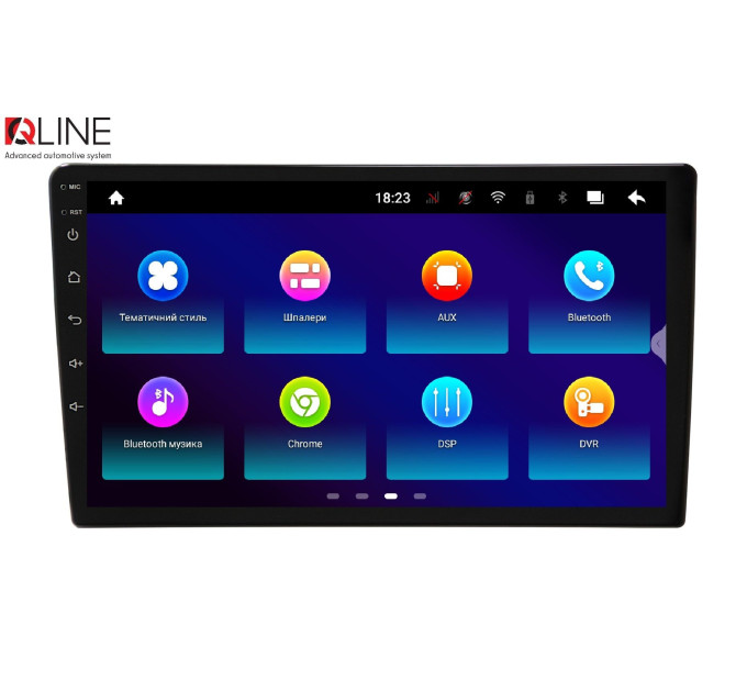 Автомагнітола Qline AMR-96128P11PRO Android 10 6/128 9''